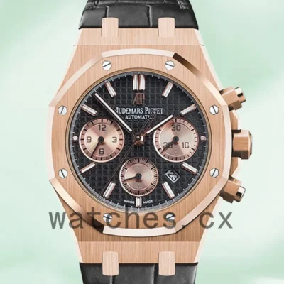 Audemars Piguet Royal Oak 41mm 26331OR.OO.D315CR.01-001 Men’s Leather Strap Automatic Replica Watches