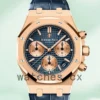 Audemars Piguet Royal Oak Men’s 26331OR.OO.D315CR.01 41mm Blue Dial Leather Strap Replica Watches