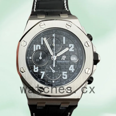 Audemars Piguet Royal Oak Offshore 26470ST.OO.A101CR.01-1 Men’s 43mm Leather Strap Replica Watches
