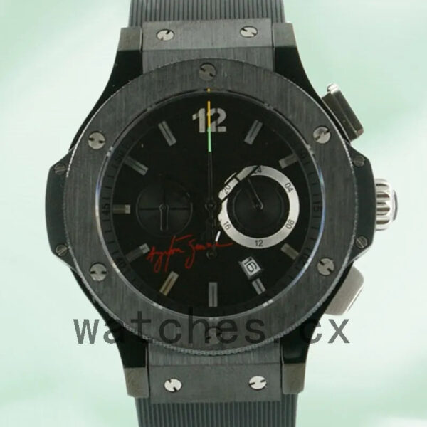 Hublot Big Bang 44mm BigBangBK003 Men’s Rubber Band Black-tone Replica Watches