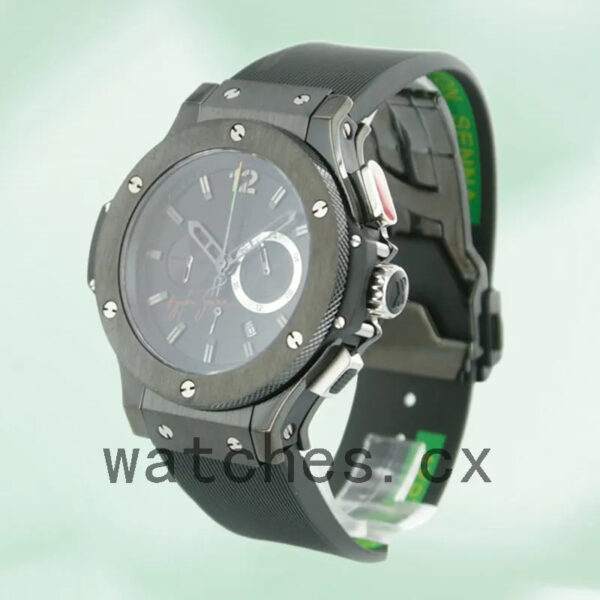 Hublot Big Bang 44mm BigBangBK003 Men’s Rubber Band Black-tone Replica Watches - Image 3