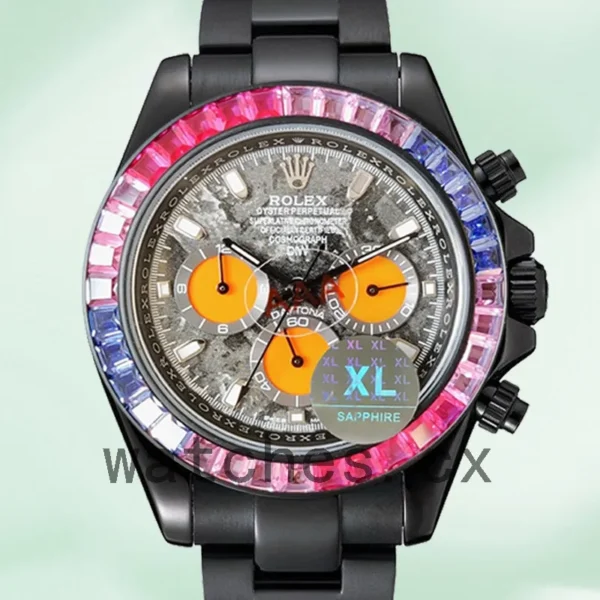 Rolex Daytona Men’s DIW 40mm Grey Dial Black-tone Replica Watches