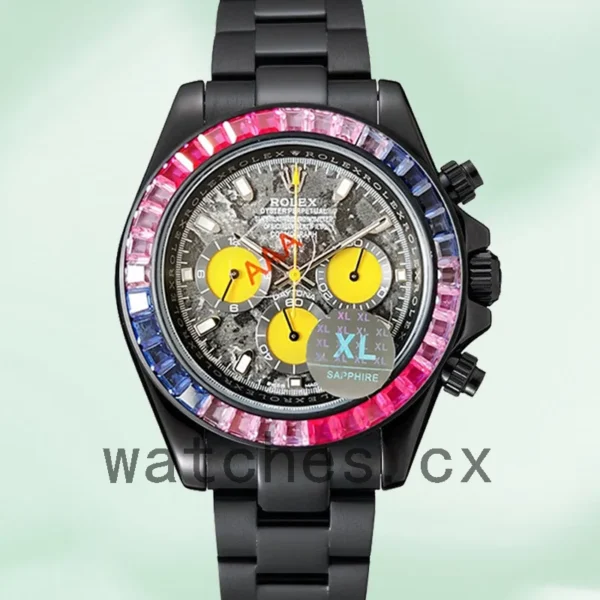 Rolex Daytona 40mm DIW Men’s Black-tone Replica Watches - Image 2