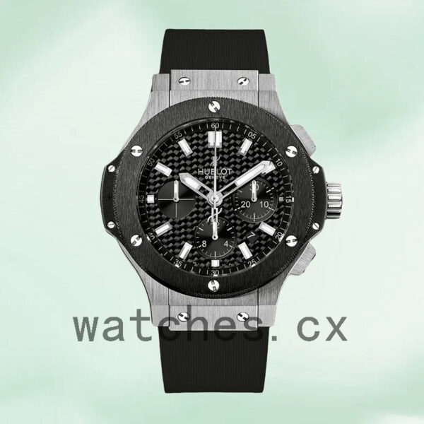 Hublot Big Bang 301.SM.1770.RX Men’s 44mm Black Dial Rubber Band Replica Watches - Image 2