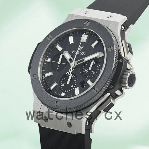 Hublot Big Bang 301.SM.1770.RX Men’s 44mm Black Dial Rubber Band Replica Watches - Image 3