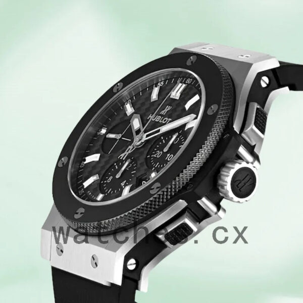 Hublot Big Bang 301.SM.1770.RX Men’s 44mm Black Dial Rubber Band Replica Watches - Image 4