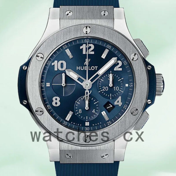 Hublot Big Bang 301.SX.710.RX Men’s 44mm Silver-tone Blue Dial Replica Watches
