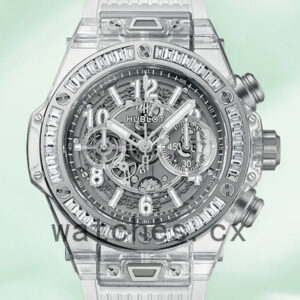 Hublot Big Bang 411.JX.4802.RT.1904 45mm Men’s Transparent Rubber Band Replica Watches