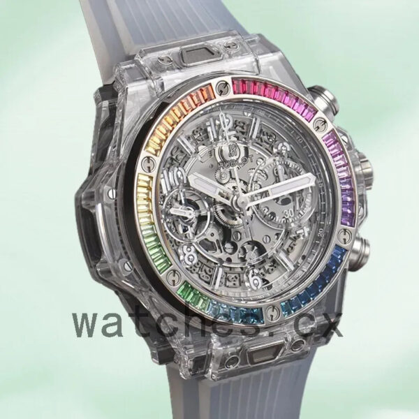 Hublot Big Bang 45mm 411.JX.4802.RT.4099 Men’s Automatic Rubber Band Replica Watches - Image 3