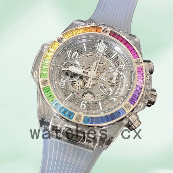 Hublot Big Bang 45mm 411.JX.4802.RT.4099 Men’s Automatic Rubber Band Replica Watches - Image 4