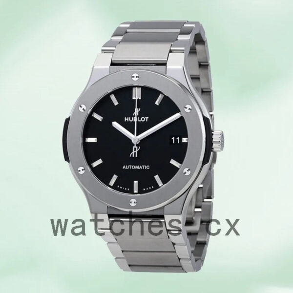Hublot Classic Fusion 45mm Men’s 510.NX.1170.NX Silver-tone Replica Watches - Image 2