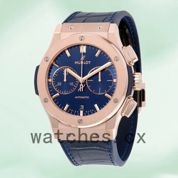 Hublot Classic Fusion 42mm 521.OX.7180.LR Men Blue Dial Replica Watches - Image 2