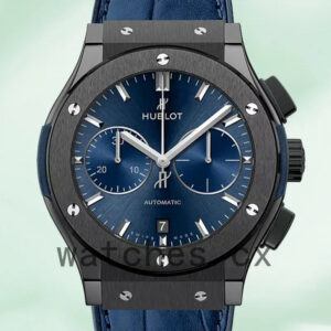 Hublot Classic Fusion Men’s 43mm/45mm 541.CM.7170.LR Automatic Blue Dial Replica Watches