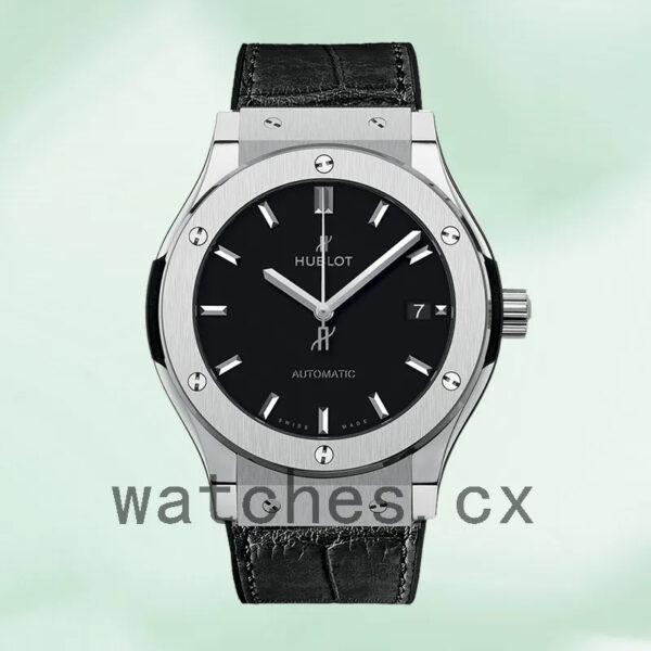Hublot Classic Fusion Men’s 511.NX.1171.LR/542.NX.1171.LR 43mm/42mm/45mm Leather Strap Replica Watches - Image 2