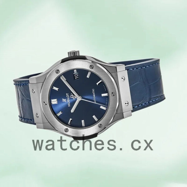 Hublot Classic Fusion Men’s 511.NX.7170.LR/542.NX.7170.LR 43mm/42mm/45mm Silver-tone Blue Dial Replica Watches - Image 3