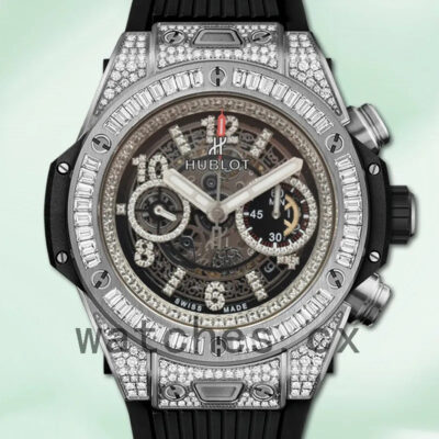 Hublot Big Bang Men 411.NX.1170.RX.0904 44mm Diamonds Skeleton Dial Replica Watches