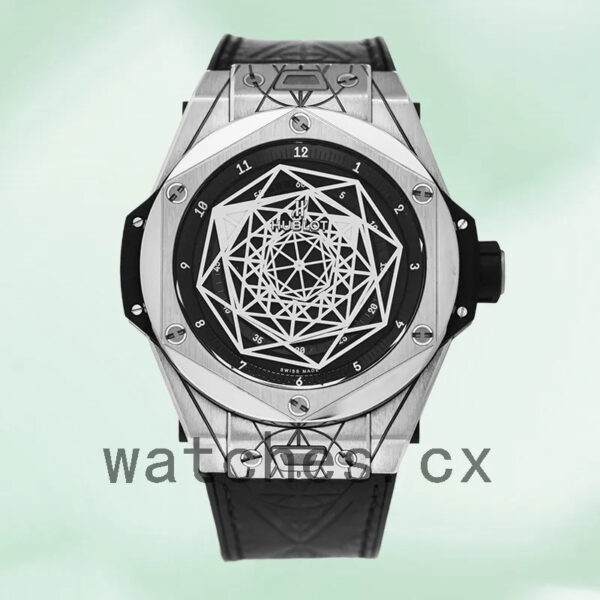 Hublot Big Bang Men 44mm 415.NX.1112.VR.MXM16 Leather Strap Replica Watches - Image 2
