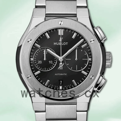 Hublot Classic Fusion 45mm 540.NX.1170.NX Unisex Bracelet Black Dial Replica Watches
