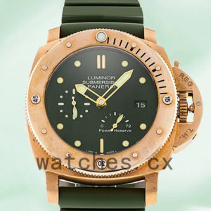 Panerai Luminor Submersible PAM00507 47mm Men’s Automatic Green Dial Replica Watches