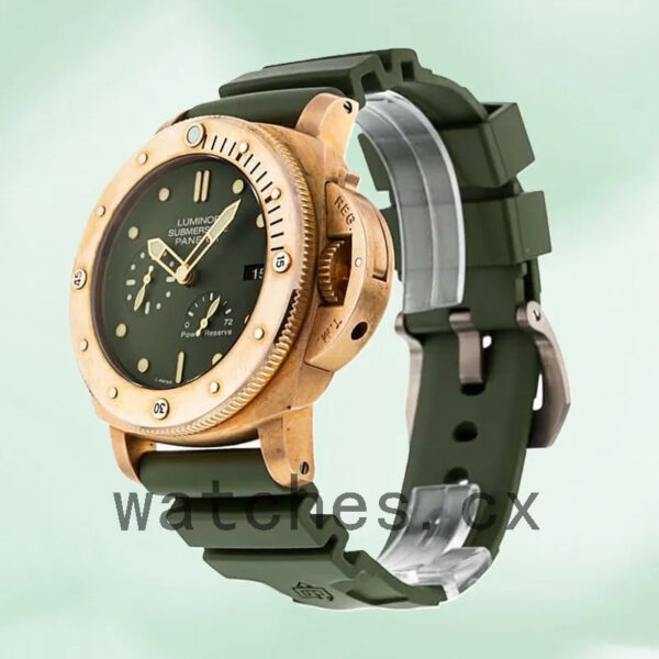 Panerai Luminor Submersible PAM00507 47mm Men’s Automatic Green Dial Replica Watches