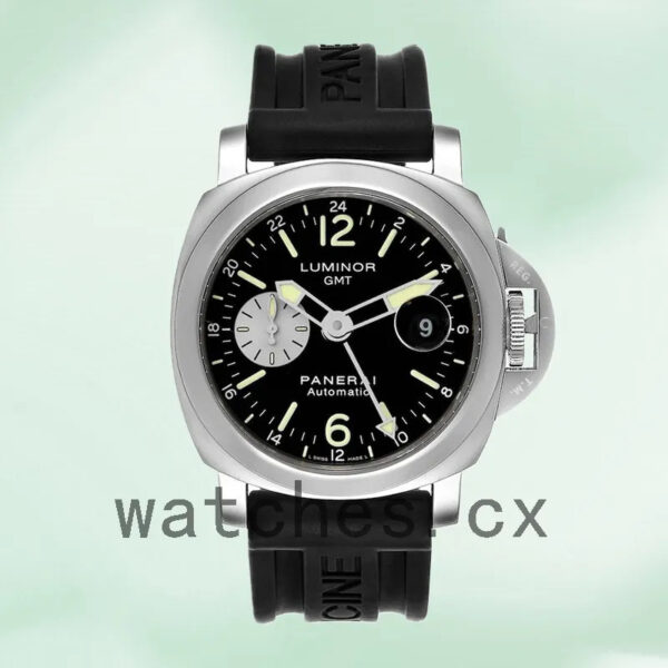 Panerai Luminor GMT Men’s 44mm PAM00088 Silver-tone Replica Watches
