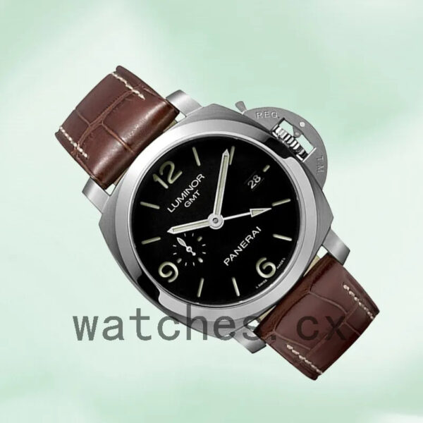 Panerai Luminor GMT PAM00320-001 Men’s 44mm Leather Strap Replica Watches