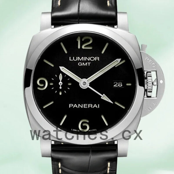 Panerai Luminor GMT 44mm Men’s PAM00320-002 Black Dial Automatic Replica Watches