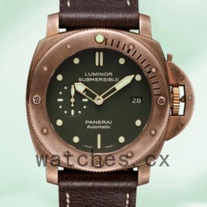 Panerai Luminor Submersible PAM00382 47mm Men’s Leather Strap Replica Watches