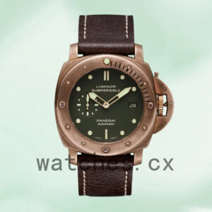 Panerai Luminor Submersible PAM00382 47mm Men’s Leather Strap Replica Watches