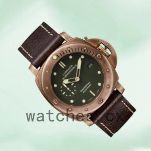 Panerai Luminor Submersible PAM00382 47mm Men’s Leather Strap Replica Watches