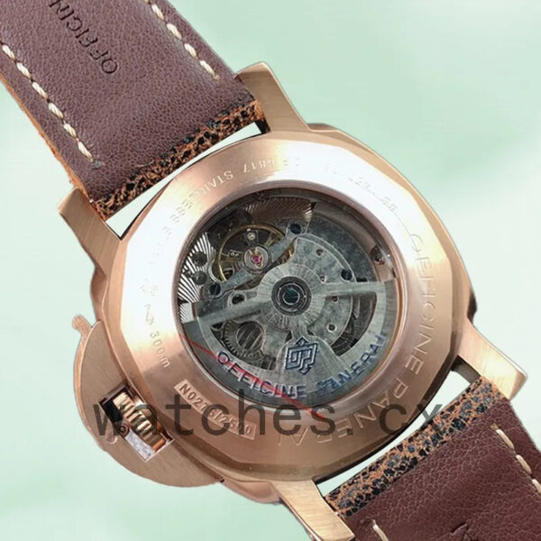 Panerai Luminor Submersible PAM00382 47mm Men’s Leather Strap Replica Watches - Image 4