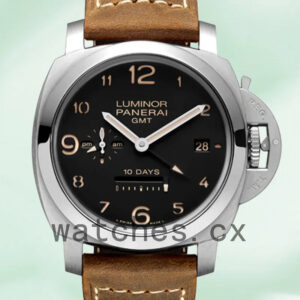 Panerai Luminor GMT 44mm Men’s PAM00404 Leather Strap Automatic Replica Watches