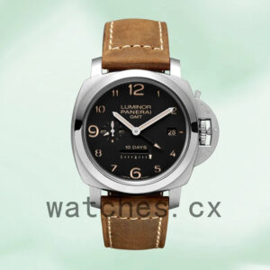 Panerai Luminor GMT 44mm Men’s PAM00404 Leather Strap Automatic Replica Watches