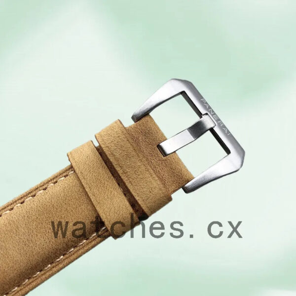 Panerai Luminor GMT 44mm Men’s PAM00404 Leather Strap Automatic Replica Watches - Image 4