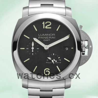 Panerai Luminor GMT 44mm PAM00537-001 Men’s Silver-tone Replica Watches