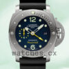 Panerai Luminor Submersible GMT PAM00719-001 47mm Men’s Rubber Band Silver-tone Replica Watches