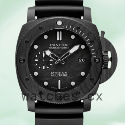 Panerai Submersible PAM00979 Men’s 47mm Black Dial Automatic Replica Watches