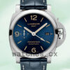 Panerai Luminor GMT 44mm PAM01033 Men’s Blue Dial Leather Strap Replica Watches
