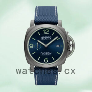 Panerai Luminor Marina 44mm Men’s PAM01117 Blue Dial Replica Watches