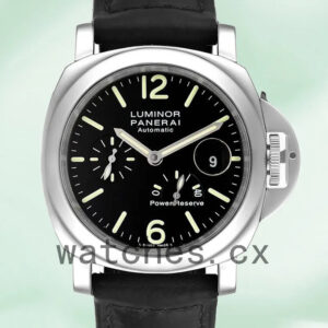 Panerai Luminor Power Reserve PAM00090 44mm Men’s Black Dial Silver-tone Replica Watches