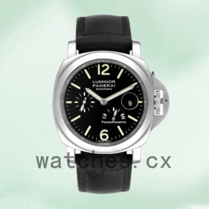 Panerai Luminor Power Reserve PAM00090 44mm Men’s Black Dial Silver-tone Replica Watches