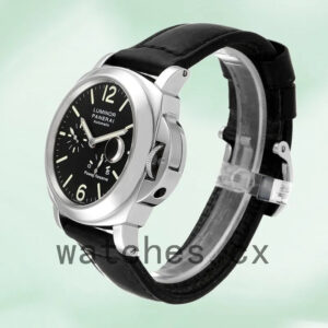 Panerai Luminor Power Reserve PAM00090 44mm Men’s Black Dial Silver-tone Replica Watches