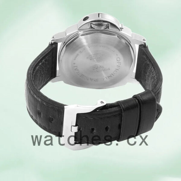 Panerai Luminor Power Reserve PAM00090 44mm Men’s Black Dial Silver-tone Replica Watches - Image 4