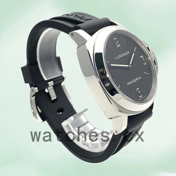Panerai Luminor Base PAM00112 Men’s 44mm Silver-tone Black Dial Replica Watches
