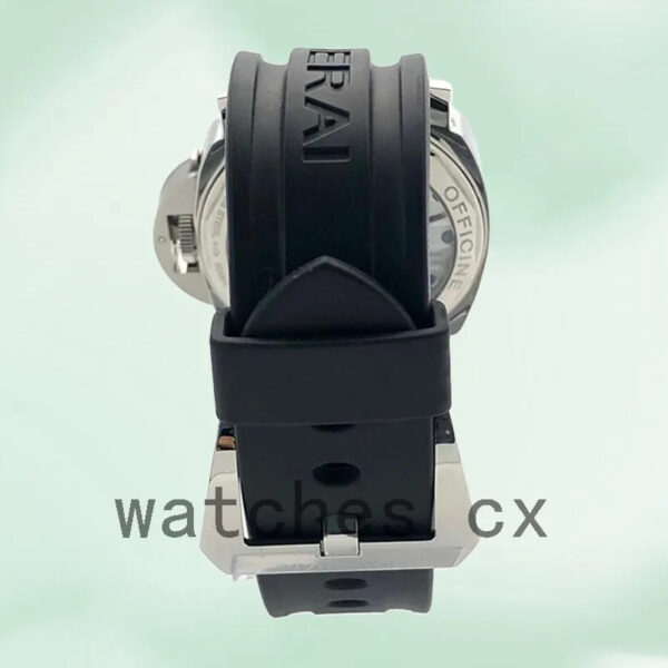 Panerai Luminor Base PAM00112 Men’s 44mm Silver-tone Black Dial Replica Watches - Image 4
