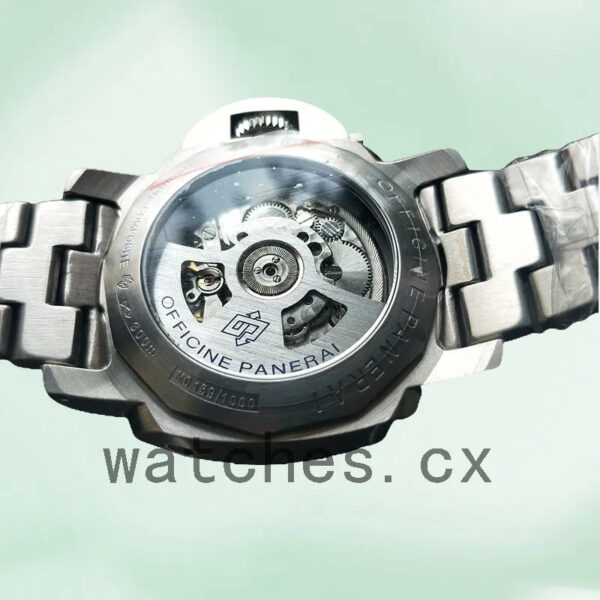 Panerai Luminor Power Reserve Men’s 44mm PAM00171 Bracelet Black-tone Replica Watches - Image 4