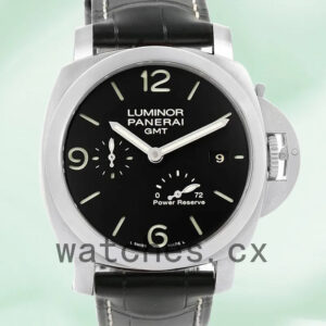 Panerai Luminor GMT 44mm PAM00321 Men’s Black Dial Replica Watches