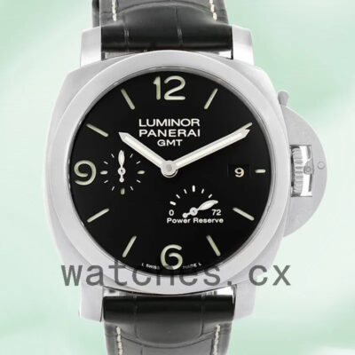 Panerai Luminor GMT 44mm PAM00321 Men’s Black Dial Replica Watches