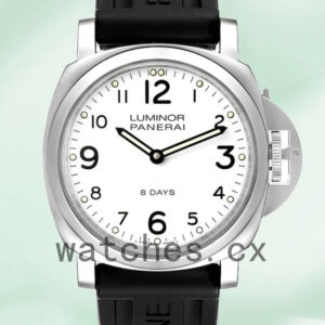 Panerai Luminor Base Men’s PAM00561 44mm Rubber Band Silver-tone Replica Watches