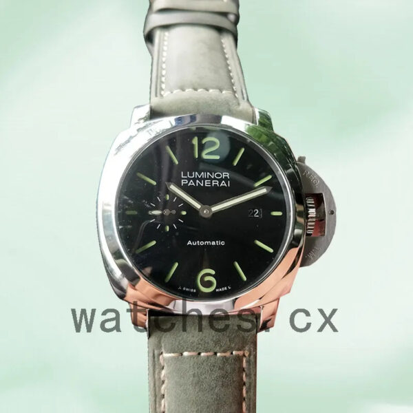 Panerai Luminor Due 44mm Unisex PAM00755 Silver-tone Replica Watches - Image 5